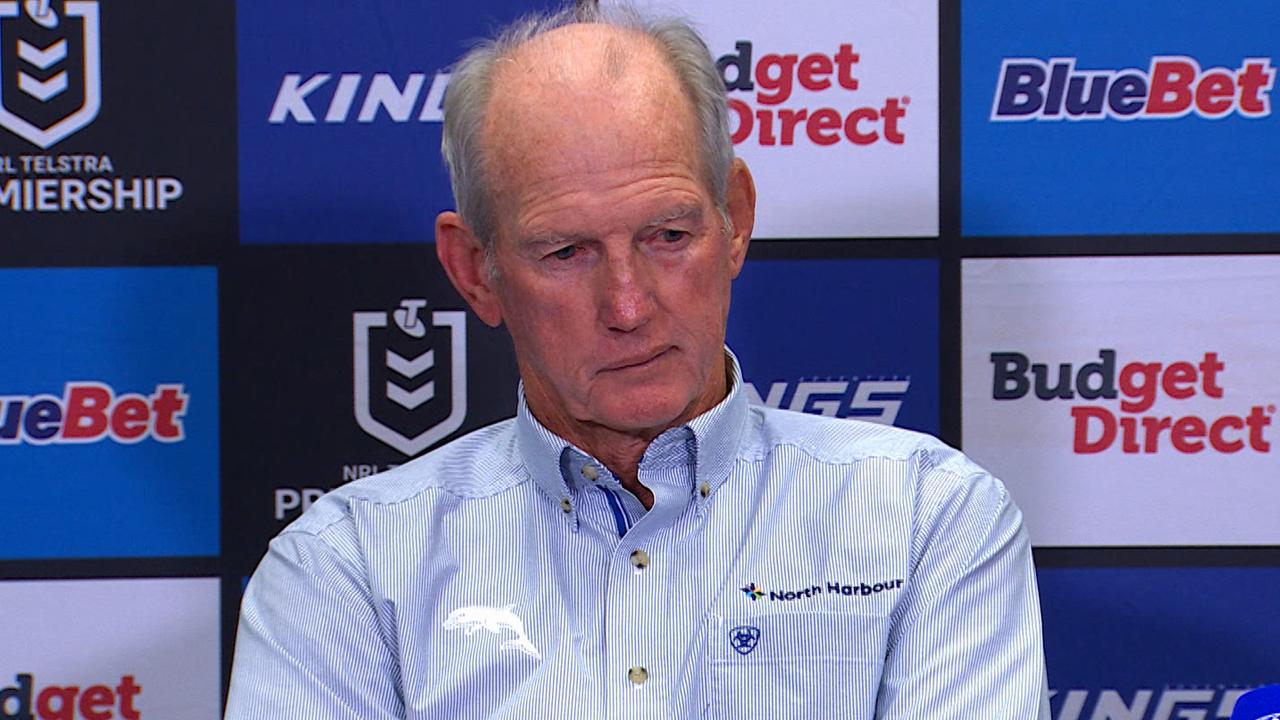 NRL 2023: Wayne Bennett press conference, Dolphins loss to Rabbitohs ...