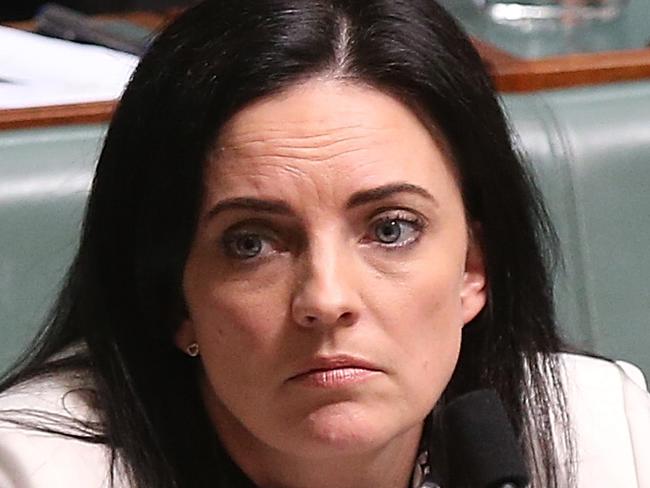 Emma Husar in Question Time in the House of Representatives Chamber, Parliament House in Canberra. Picture Kym Smith