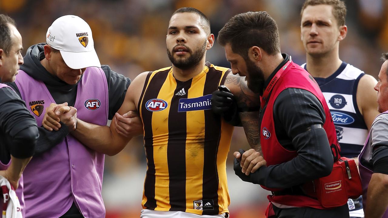 Hawthorn’s Jarman Impey will require a knee reconstruction.