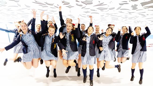 Toorak College top performers. Picture: Lisa Atkinson