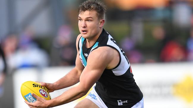 Ollie Wines was injured in a water skiing accident. Picture: AAP