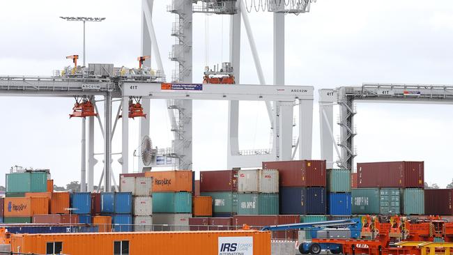 The industrial action will impact the supply of new cars coming in to the Port of Melbourne. Picture: Michael Klein