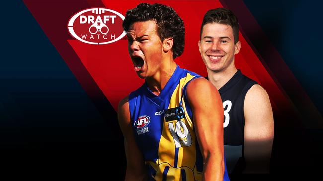 Draft Watch: Western Jets' Cameron Rayner and Oakleigh Chargers' Jack Higgins.