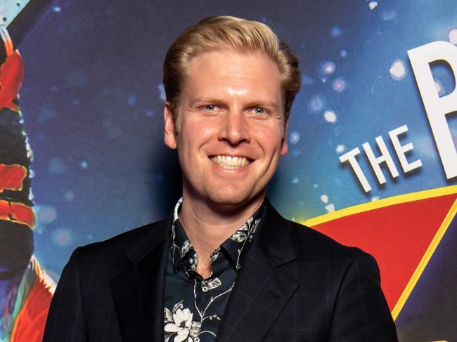 ABC Host Mark Humphries poses for a photo at the Zirk Red Carpet Big Top Spectacular, Entertainment Quarter on Saturday July 6 2019. (  IMAGE MONIQUE HARMER)