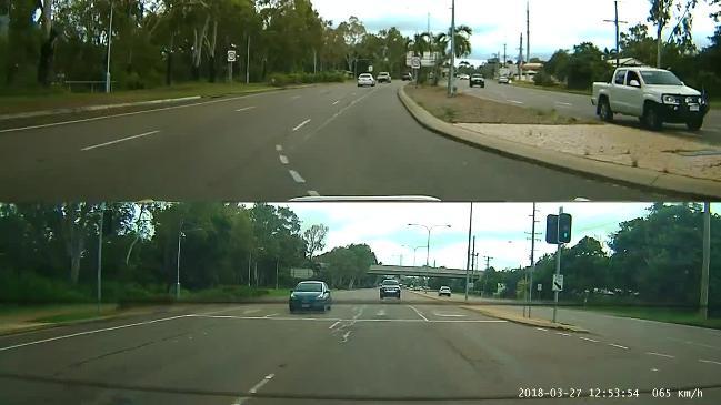 Wild road rage on Townsville street