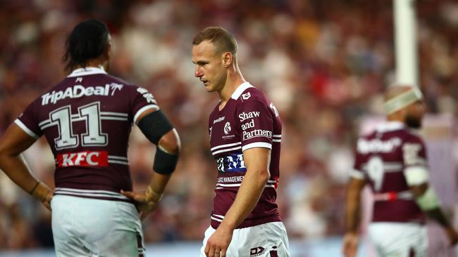 NRL 2025 RD05 Manly-Warringah Sea Eagles v Melbourne Storm - Daly Cherry-Evans, Dejection. NRL Photos
