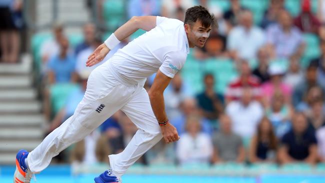England's James Anderson is still struggling with a shoulder injury.