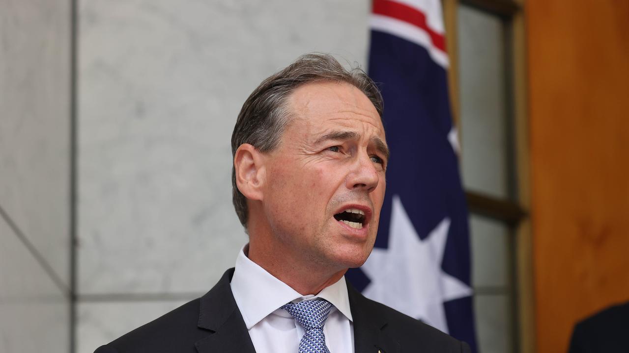 Health Minister Greg Hunt has hinted that Covid-19 boosters could soon become an annual program for over 65s. Picture: NCA NewsWire / Gary Ramage