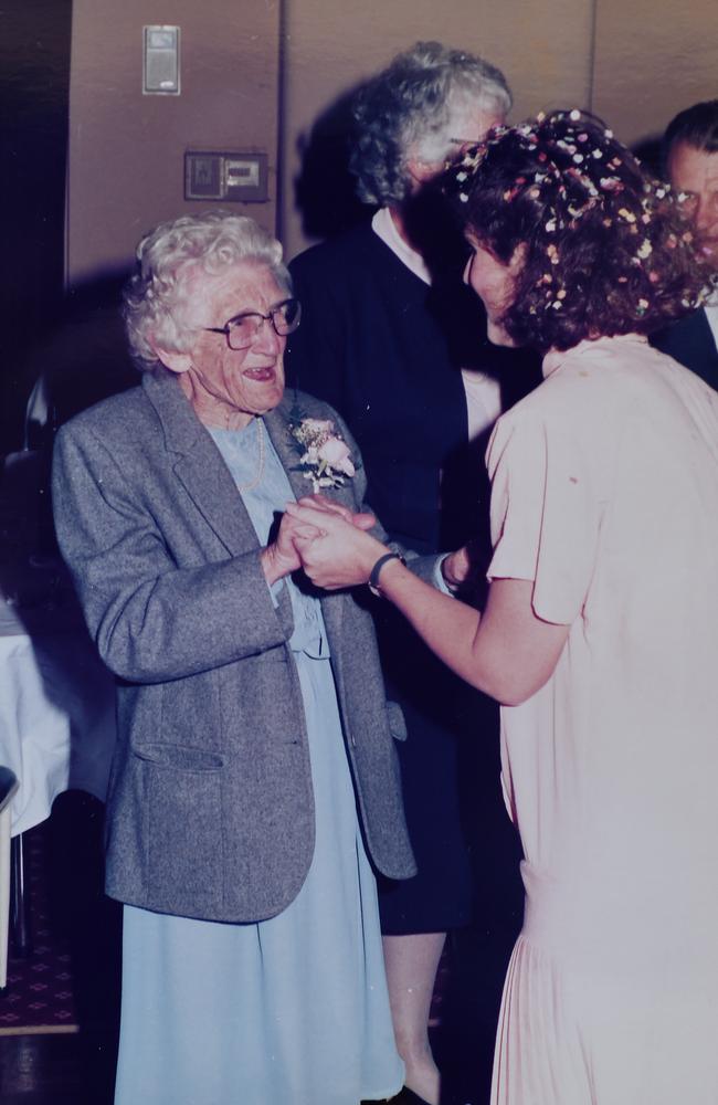 Jessie Lauder and Annette Lauder, wife of her grandson, Malcolm Lauder. Picture: David Smith