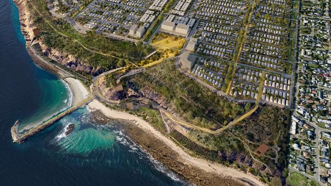 Port Stanvac housing plan. Supplied