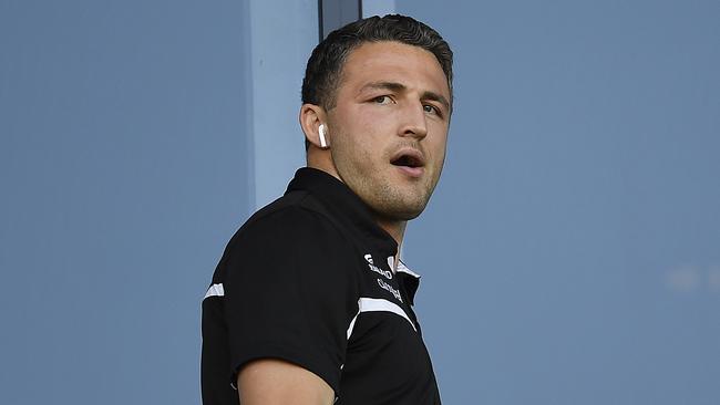 Sam Burgess is interested in coaching next year, not playing. Picture: Ian Hitchcock/Getty Images