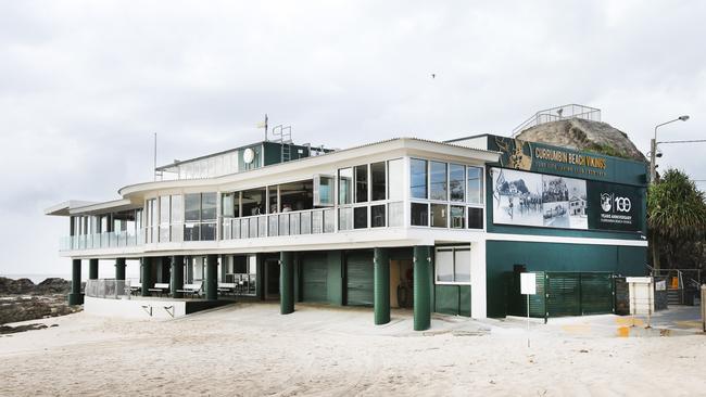 The Currumbin Vikings Surf Life Saving Club next to Elephant Rock at Currumbin Beach.