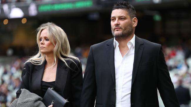 Alex Fevola copped similar vitriol for staying with husband Brendan Fevola. Picture: Michael Klein