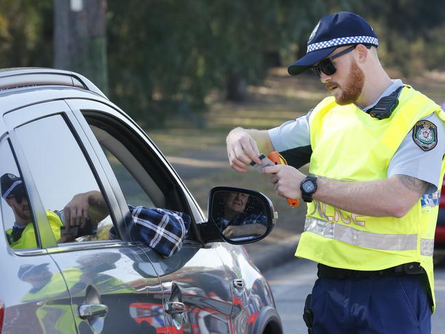 RBT operation on Charles Hackett Drive in St Marys.Pictures by David Swift