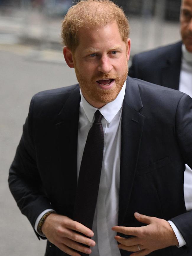 Harry (seen here in London in June) had a one-night stopover in the UK earlier this month. Picture: Daniel Leal/AFP