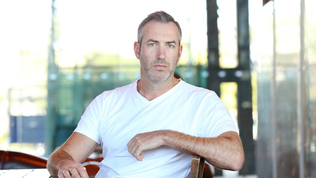 Businessman Liam Murphy, aka ‘The Wolf’, at Walsh Bay in Sydney. Picture: Richard Dobson