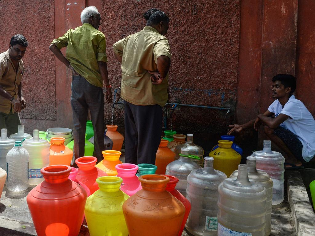 Northern and eastern India have experienced heatwaves with temperatures soaring to 48 Celsius. Picture: AFP