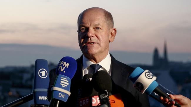 German Chancellor Olaf Scholz. Picture: Behrouz Mehri/AFP