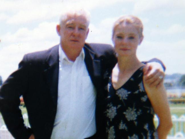 Career criminal John Killick and his girlfriend Lucy Dudko at Rosehill.