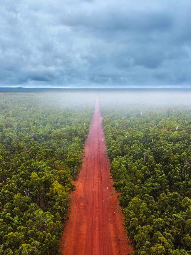 The East Arnhem Land official Facebook page crowned this image of the Central Arnhem Road as the third best photo of the year. Picture: Facebook / East Arnhem Land