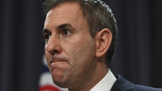 CANBERRA, AUSTRALIA, NewsWire Photos. MARCH 6, 2024: Federal Treasurer Jim Chalmers holds a press conference at Parliament House in Canberra. Picture: NCA NewsWire / Martin Ollman