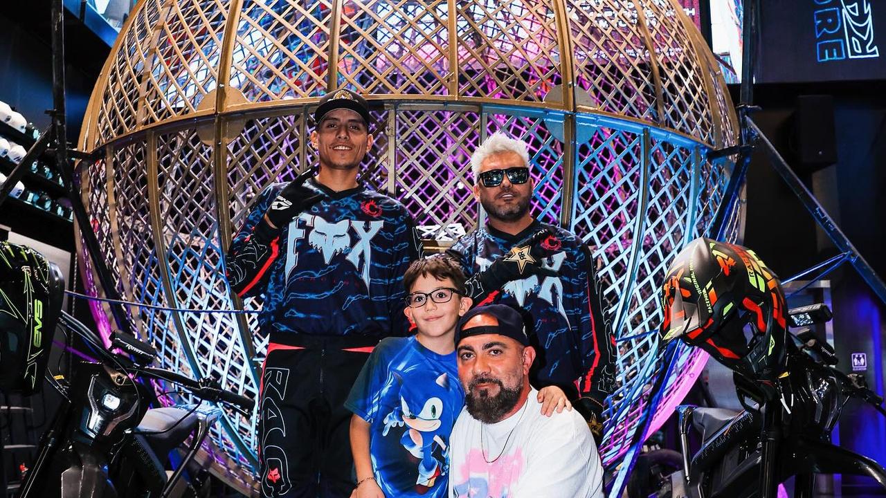 Culture Kings stores are known for their experiences such as installing a cage for motorcyclists. Picture: Instagram
