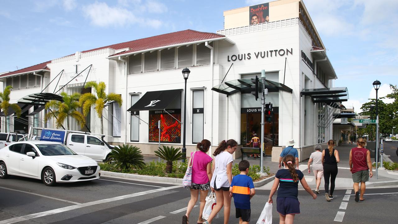 Louis Vuitton Shop Exterior In Cairns, Australia With The Entrance