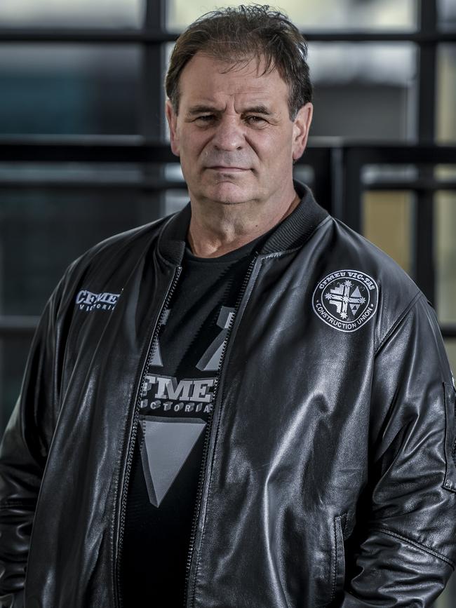 CFMEU leader John Setka pictured in Adelaide. Picture: Roy VanDerVegt