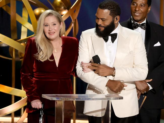 Christina Applegate appeared at the Emmy Awards in January. Picture: Getty Images via AFP