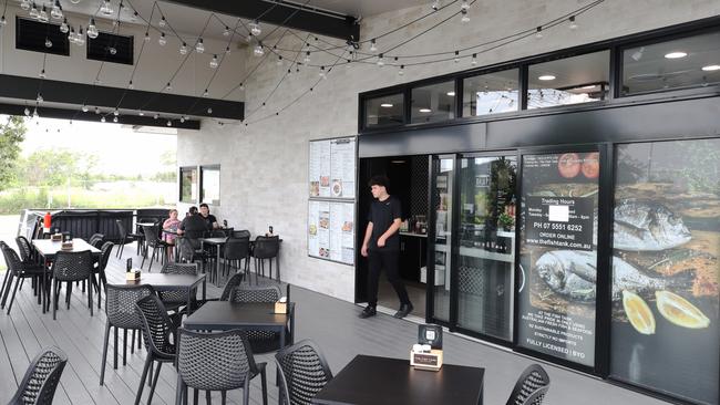 The Fish Tank fish and chippery recently expanded their empire and opened their second store in Pimpama. Picture Glenn Hampson