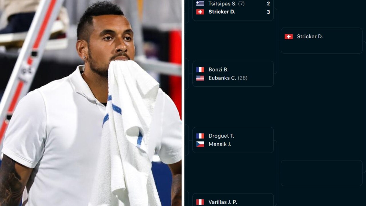 Nick Kyrgios was not doesn't know the next generation. Photo: AFP and Twitter, Jose Morgado.