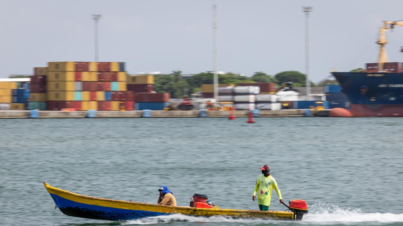 Cocaine is shipped from Cartagena to Australia where it is sold on our streets. Police use sniffer dogs and underwater diving equipment to discover drug hauls. Picture: Jason Edwards