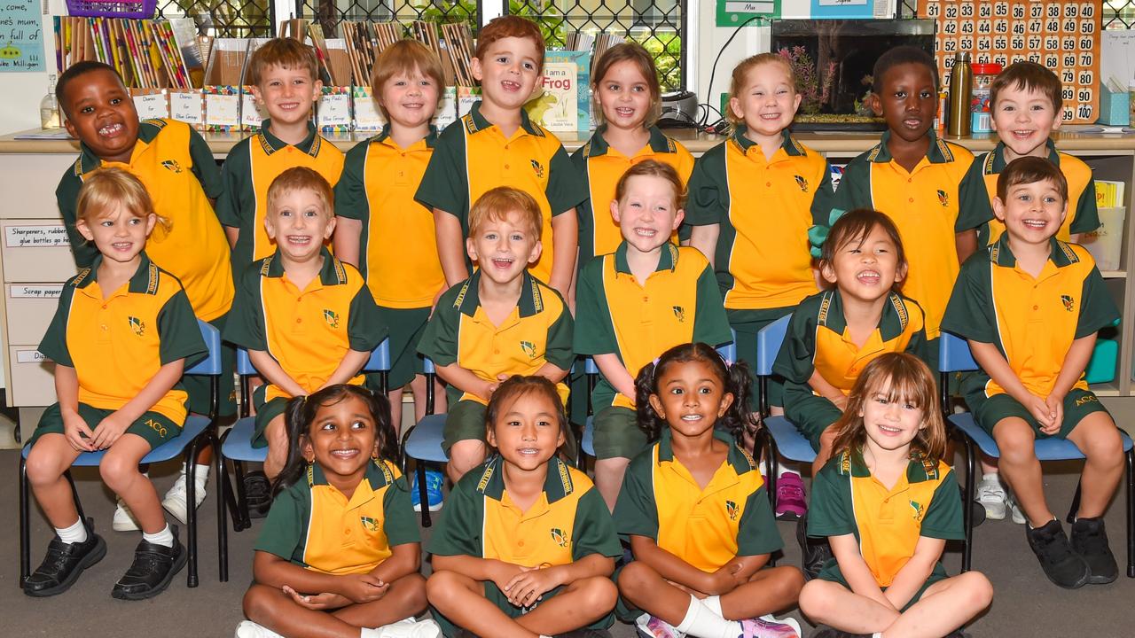 My First Year 2024: Townsville Prep Students Pose For Class Photos 