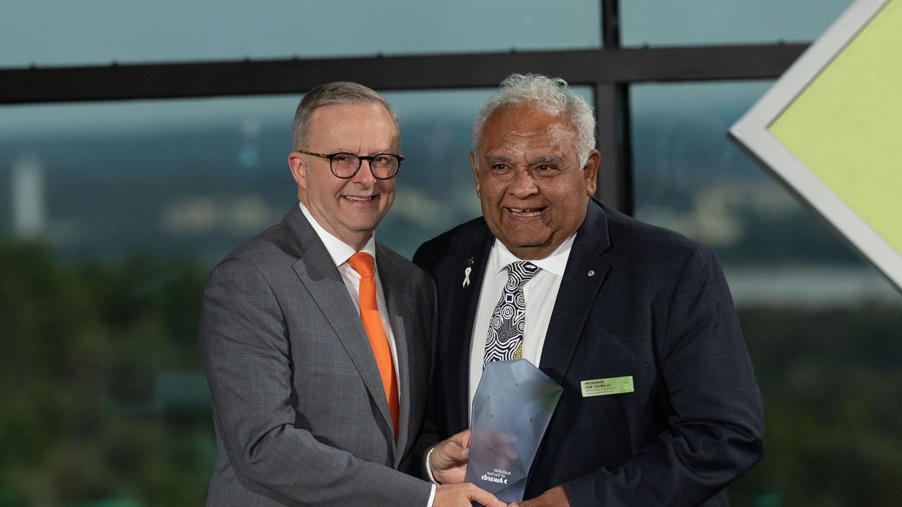 Senior Australian of the Year is Professor Tom Calma AO. Picture: NCA NewsWire / Gary Ramage