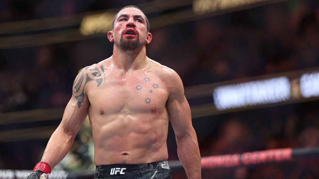 Whittaker was desperate for the Saudi card to go ahead despite Chimaev’s withdrawal. (Photo by Sean M. Haffey / GETTY IMAGES NORTH AMERICA / Getty Images via AFP)