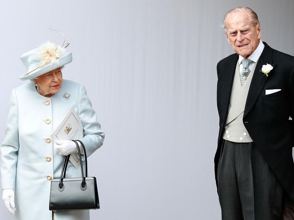 Queen Eliazbeth and Prince Philip, pictured in 2018. Picture: AFP