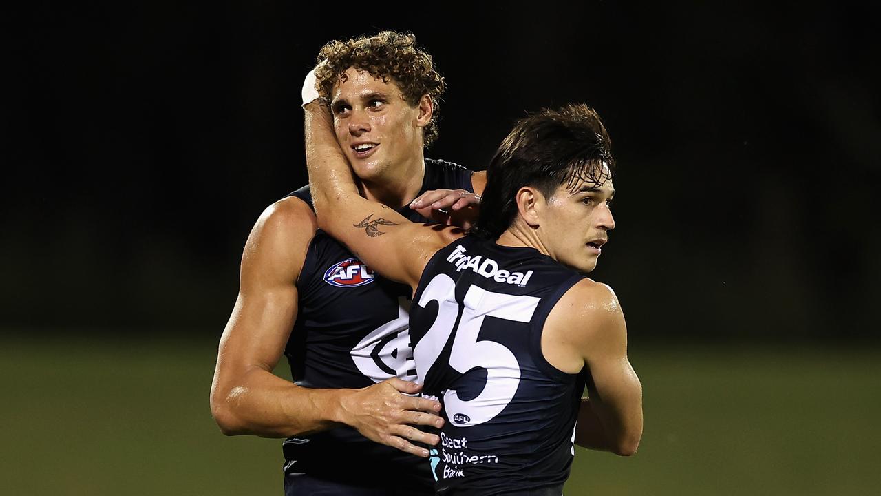 AFL captains are tipping Carlton to make finals. (Photo by Cameron Spencer/Getty Images)