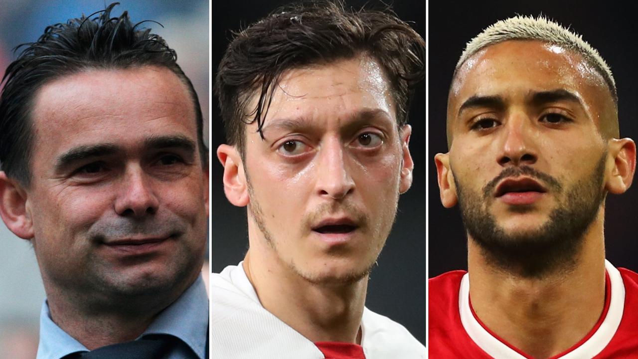 Marc Overmars suggested Arsenal should sell Ozil and snap up Hakim Ziyech.