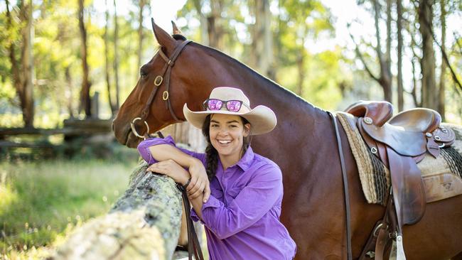 Kathy Gabriel on her farm near Benambra. Picture: Zoe Phillips