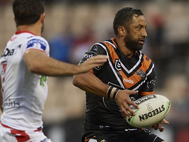 Benji Marshall led the way for the Tigers. Picture: Getty Images