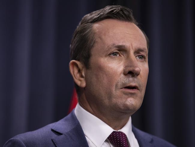 WA Premier Mark McGowan says the move will help the health system cope with Omicron. Picture: Matt Jelonek/Getty Images