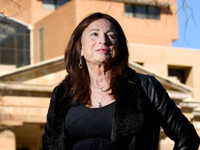 Prominent defence lawyer Heather Stokes is getting back into work after she was seriously injured when hit by a car in 2018. Heather is pictured outside the Adelaide Magistrates Court on the 27th August, 2020. Picture: Tricia Watkinson***FOR PENNY DEBELLE STORY/EMBARGOED