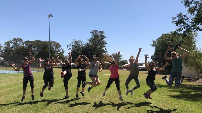 SOCIAL MEDIA IMAGE DISCUSS USE WITH YOUR EDITOR – Previous Healthy Active Highlanders participants after a fun class.