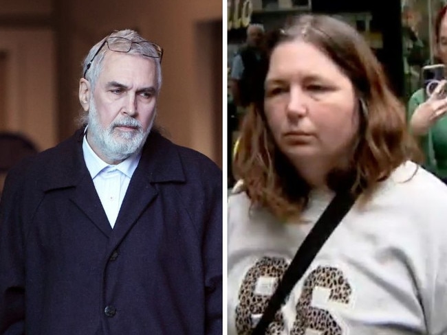 Composite image of Dr Tom May and Erin Patterson for Ms Patterson's trial. Picture: NewsWire.