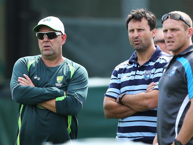 Darren Lehmann and Laurie Daley share some coaching tips.