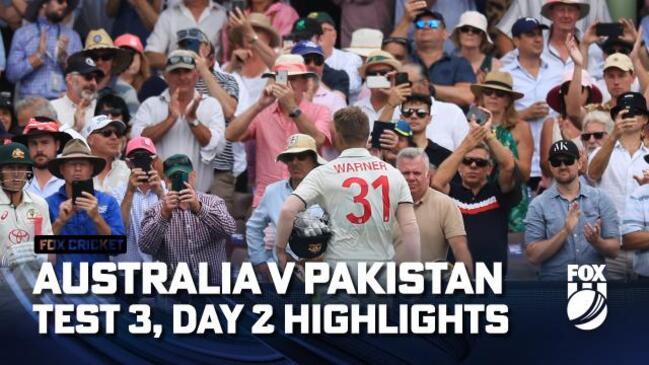 Australia v Pakistan Test 3 Day 2 highlights