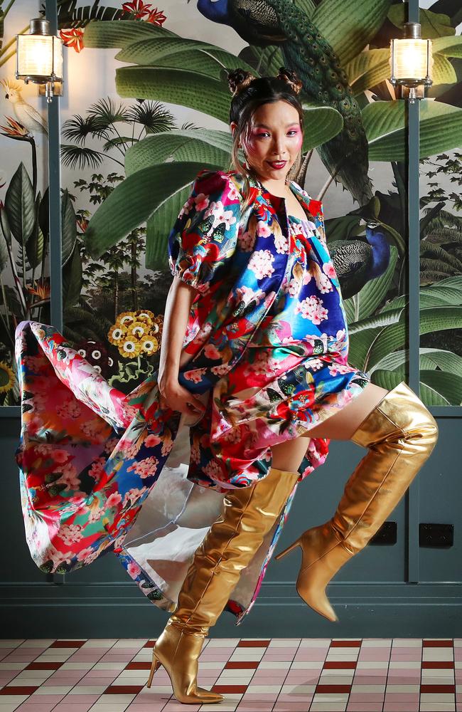 ‘I don’t think fashion should be safe!’ Dami Im has found her own voice … and style. Picture: Liam Kidston