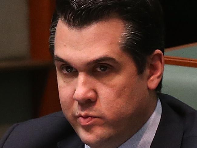 Michael Sukkar in Question Time in the House of Representatives Chamber, Parliament House in Canberra. Picture Kym Smith