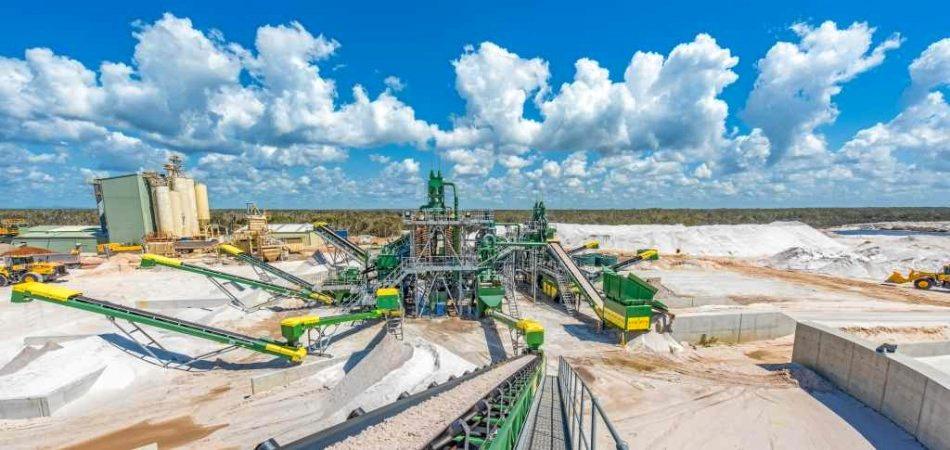 The sand at Sunstate Sands Bundaberg - Coonarr Creek mine is pure white, high grade silica sand of about 99.8% silicon dioxide. Picture: Contributed