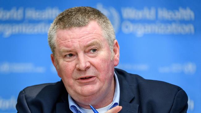 World Health Organisation Health Emergencies Program Director Michael Ryan. Picture: Fabrice Coffrini/AFP